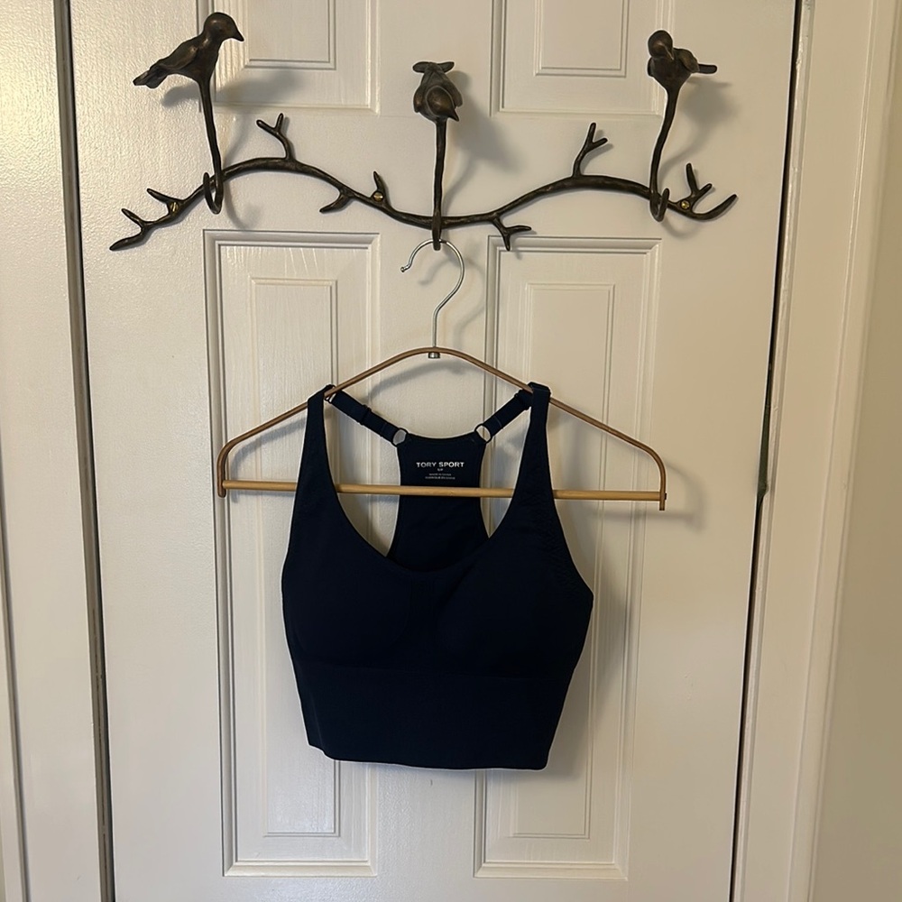Tory Sport Dark Blue Racerback Top